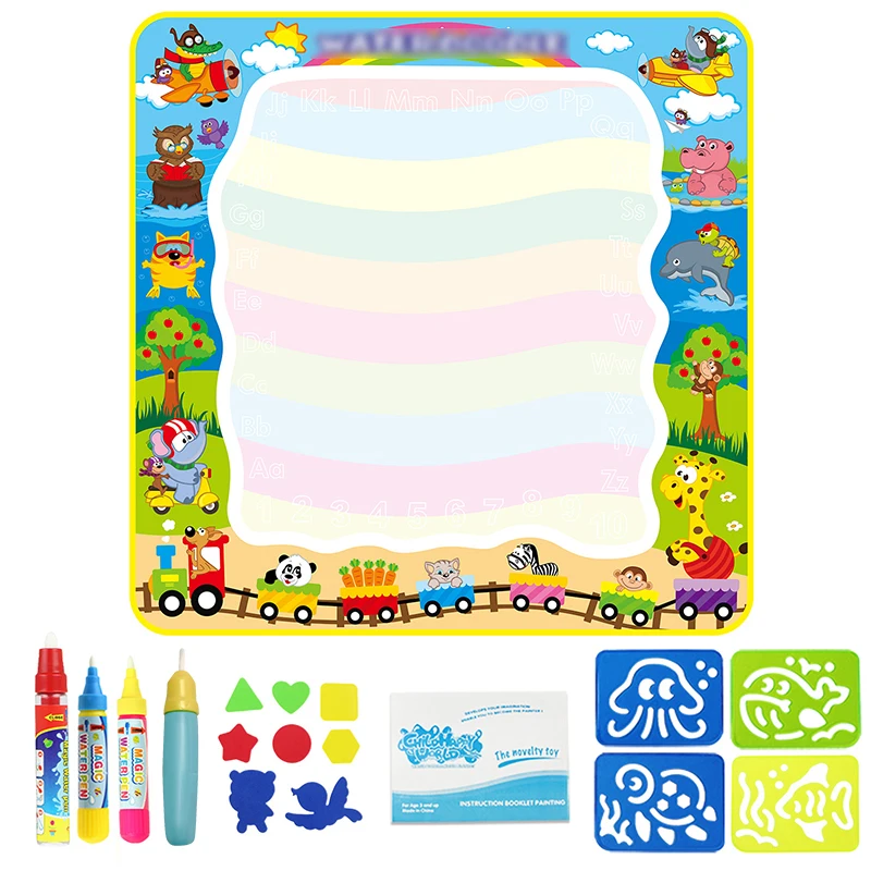 Coolplay Magic Water Drawing Mat Coloring Doodle Mat with Magic Pens Montessori Toys Painting Board Educational Toys for Kids
Coolplay Magic Water Drawing Mat Coloring Doodle Mat with Magic Pens Montessori Toys Painting Board Educational Toys for Kids