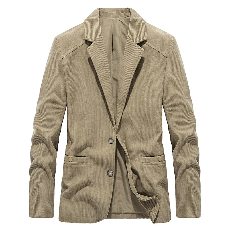 HOO 2023 Men's Autumn Corduroy Solid Color Casual Suit Youth Double Buckle Fashion Corduroy blazers
HOO 2023 Men's Autumn Corduroy Solid Color Casual Suit Youth Double Buckle Fashion Corduroy blazers