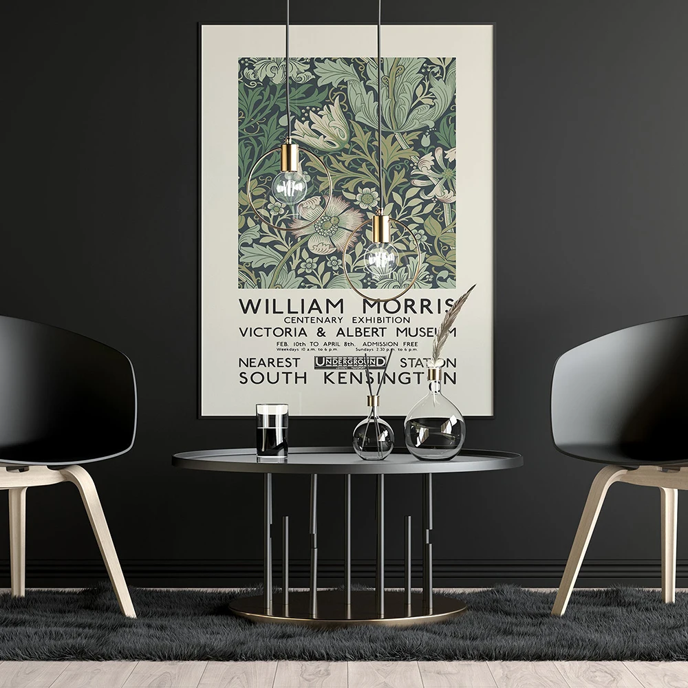 William Morris Exhibition Poster Print Flower Pattern Canvas Painting Modern Abstract Wall Pictures for Living Room Home Decor 
William Morris Exhibition Poster Print Flower Pattern Canvas Painting Modern Abstract Wall Pictures for Living Room Home Decor