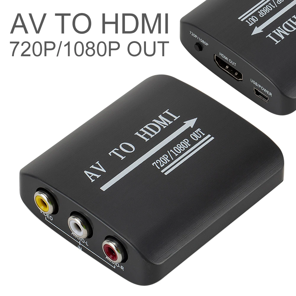 1080P Mini Video Convertor AV to HDMI Converter Conversor Video Adapter with Mini USB Power Cable for Decoration Construction
1080P Mini Video Convertor AV to HDMI Converter Conversor Video Adapter with Mini USB Power Cable for Decoration Construction