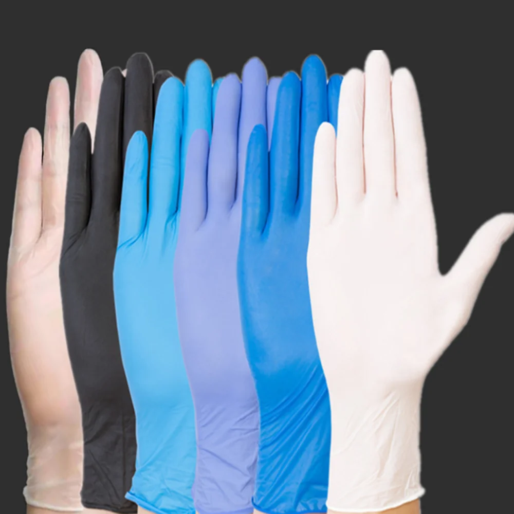 100pcs Disposable PVC Latex Nitrile Rubber Gloves Kitchen Dishwashing Home Work Waterproof Left And Right Hand Universal Gloves
100pcs Disposable PVC Latex Nitrile Rubber Gloves Kitchen Dishwashing Home Work Waterproof Left And Right Hand Universal Gloves