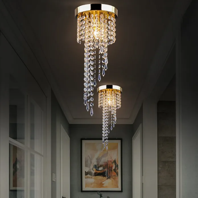 Modern lustre LED Clear Crystal chandelier lighting Fixture Pendant Ceiling Lamp Crystals for Home Aisle Kitchen Living room
Modern lustre LED Clear Crystal chandelier lighting Fixture Pendant Ceiling Lamp Crystals for Home Aisle Kitchen Living room
