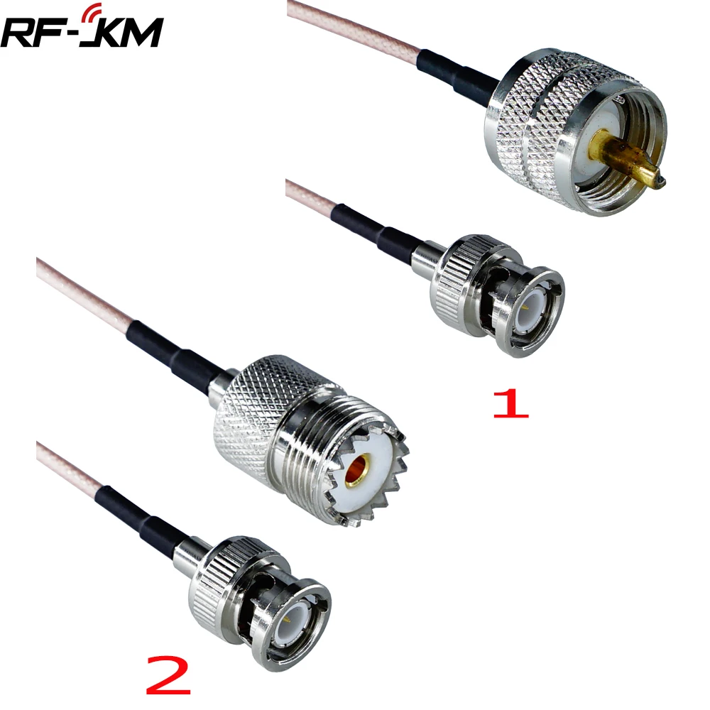 BNC Male to UHF PL259 Male SO239 Female plug Jumper Pigtail FPV RG316 Cable For Radio Antenna
BNC Male to UHF PL259 Male SO239 Female plug Jumper Pigtail FPV RG316 Cable For Radio Antenna