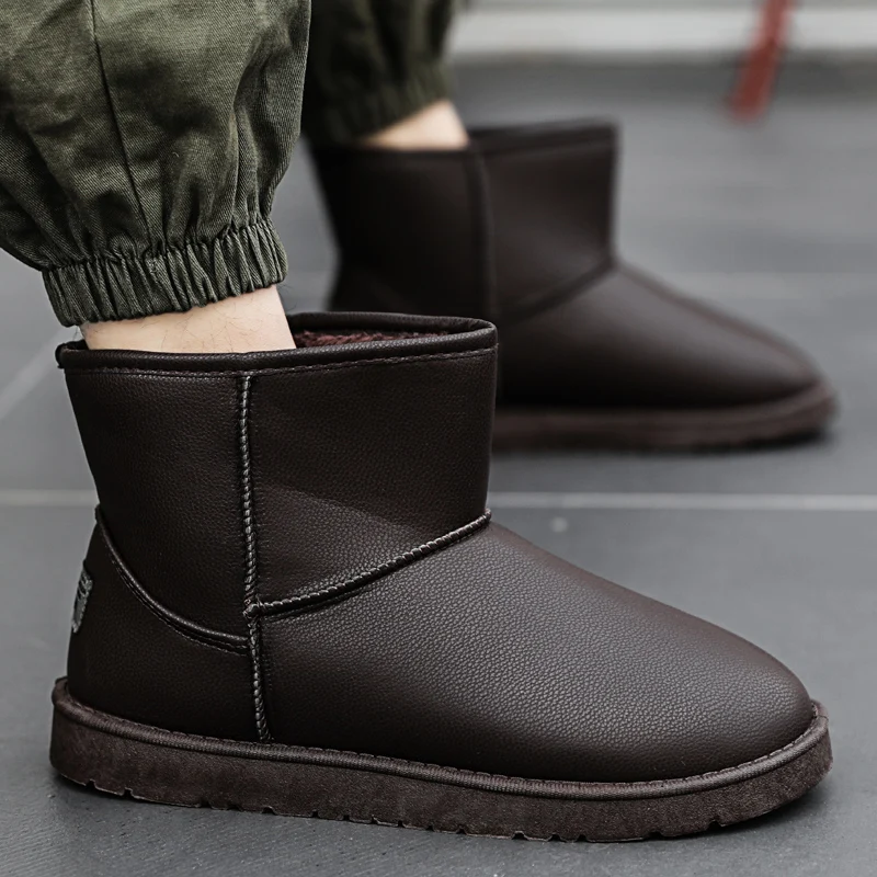 Недорогие зимние мужские ботинки Zapatos De Hombre из искусственной кожи, мужская обувь, теплые меховые водонепроницаемые ботильоны для снега, Рабочая обувь без шнуровки
Недорогие зимние мужские ботинки Zapatos De Hombre из искусственной кожи, мужская обувь, теплые меховые водонепроницаемые ботильоны для снега, Рабочая обувь без шнуровки
