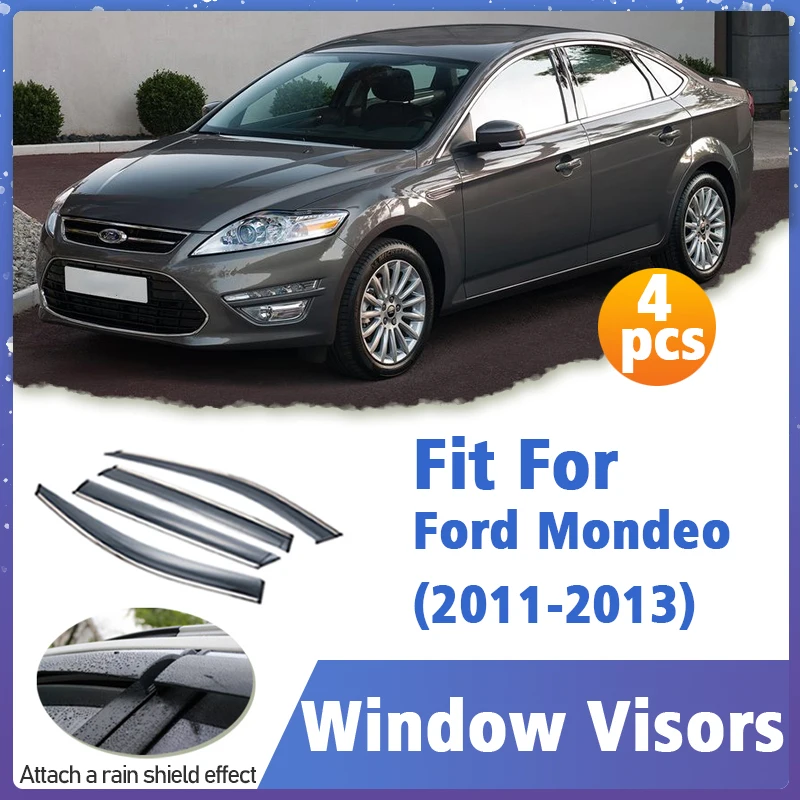 Window Visor Guard for Ford Mondeo 2011-2013 Vent Cover Trim Awnings Shelters Protection Sun Rain Deflector Auto Accessories
Window Visor Guard for Ford Mondeo 2011-2013 Vent Cover Trim Awnings Shelters Protection Sun Rain Deflector Auto Accessories