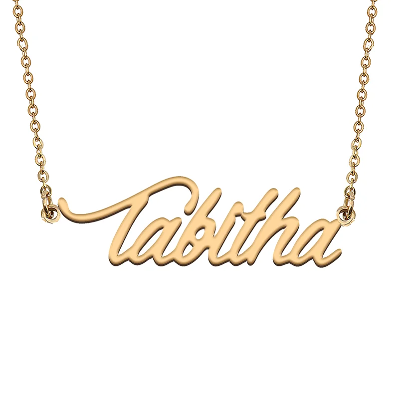 Tabitha Custom Name Necklace Customized Pendant Choker Personalized Jewelry Gift for Women Girls Friend Christmas Present
Tabitha Custom Name Necklace Customized Pendant Choker Personalized Jewelry Gift for Women Girls Friend Christmas Present