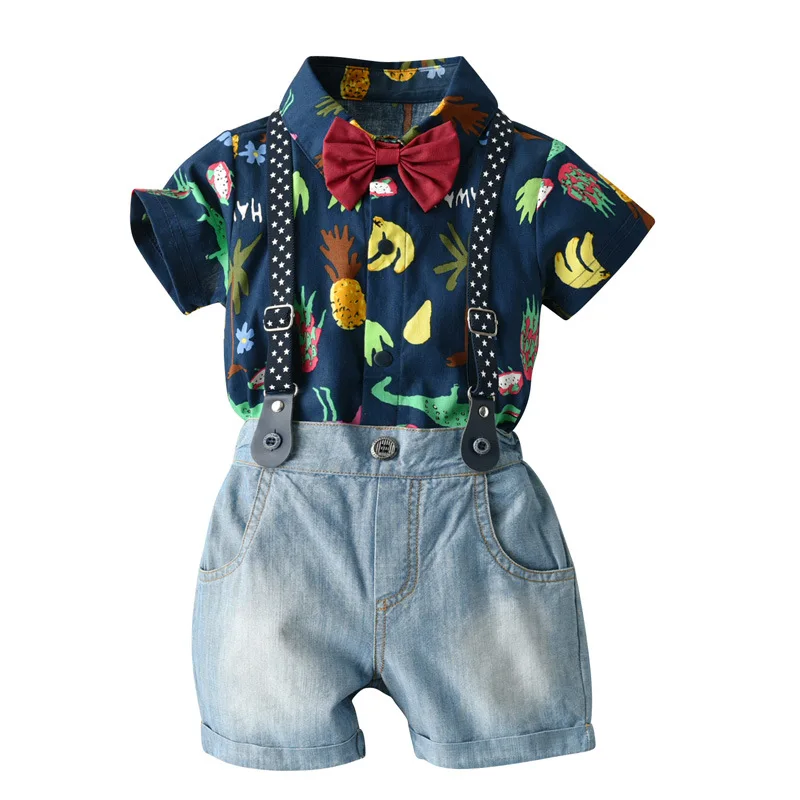 70-120cm Boys Suit Bib Holiday Printed Summer Clothes Breathable Elastic Fabric Shirt Sling Jeans Trendy Men's Suit
70-120cm Boys Suit Bib Holiday Printed Summer Clothes Breathable Elastic Fabric Shirt Sling Jeans Trendy Men's Suit