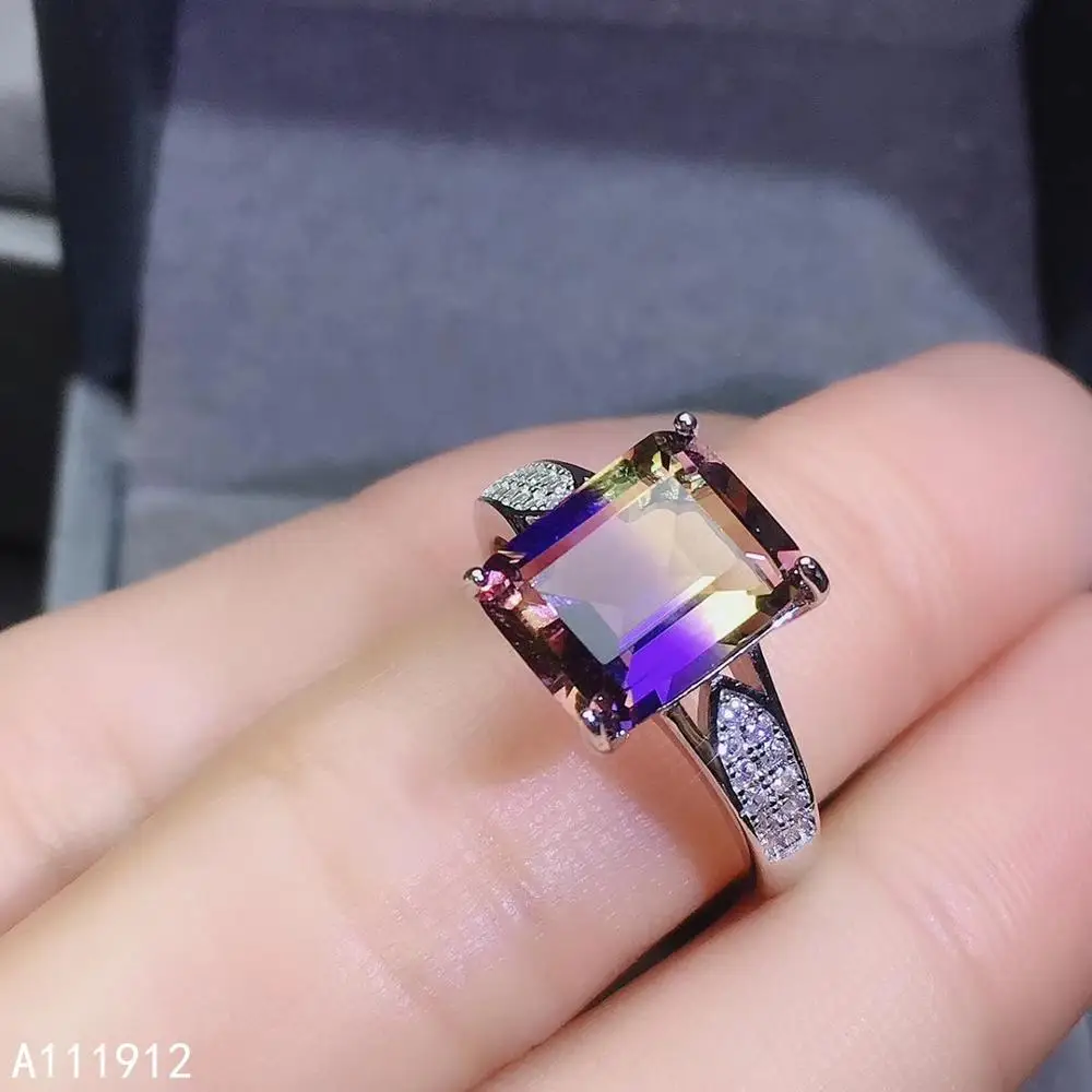 KJJEAXCMY Fine Jewelry Ametrine 925 Sterling Silver New Gemstone Women Men Ring Popular
KJJEAXCMY Fine Jewelry Ametrine 925 Sterling Silver New Gemstone Women Men Ring Popular