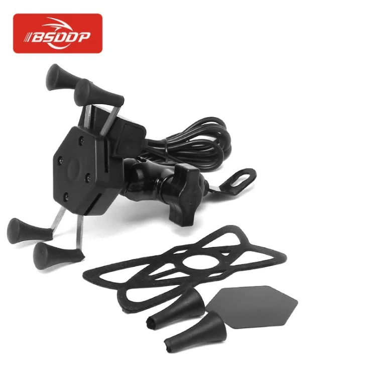 Universal Motorcycle Scooter X-Type Charger Mobile Phone Holder Bracket Usb Charging Source Navigation With Waterproof Switch
Universal Motorcycle Scooter X-Type Charger Mobile Phone Holder Bracket Usb Charging Source Navigation With Waterproof Switch