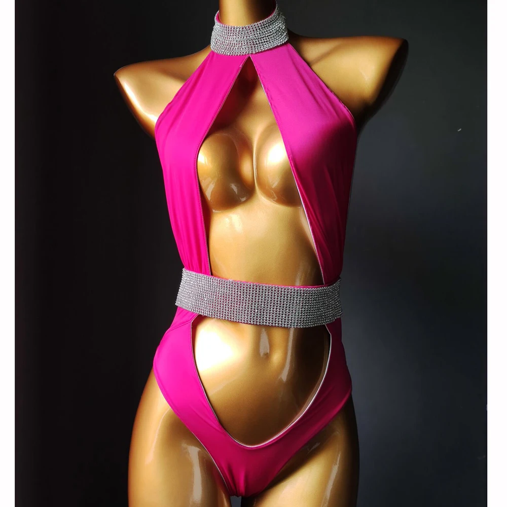 2024 Women Bodysuit Swimwear Push-up Bra Swimsuit One Piece Mesh Patchwork Swimming Bathing Suit Summer Beachwear
2024 Women Bodysuit Swimwear Push-up Bra Swimsuit One Piece Mesh Patchwork Swimming Bathing Suit Summer Beachwear