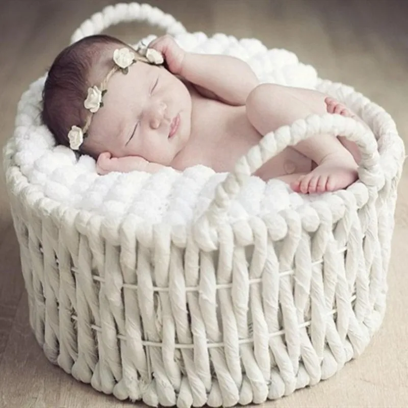 Baby Photography Props Baby Shoot Studio Woven Basket for Photo Props Baby Newborn Photography Prop Infants Photography Basket
Baby Photography Props Baby Shoot Studio Woven Basket for Photo Props Baby Newborn Photography Prop Infants Photography Basket