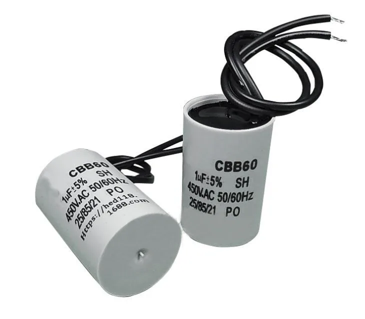 Стиральная машина CBB60 1UF1.2UF1.5UF2UF2.5UF3UF3.5UF AC450V 50/60Hz Мотор конденсатор с алюминиевой крышкой, 26x40mm
Стиральная машина CBB60 1UF1.2UF1.5UF2UF2.5UF3UF3.5UF AC450V 50/60Hz Мотор конденсатор с алюминиевой крышкой, 26x40mm