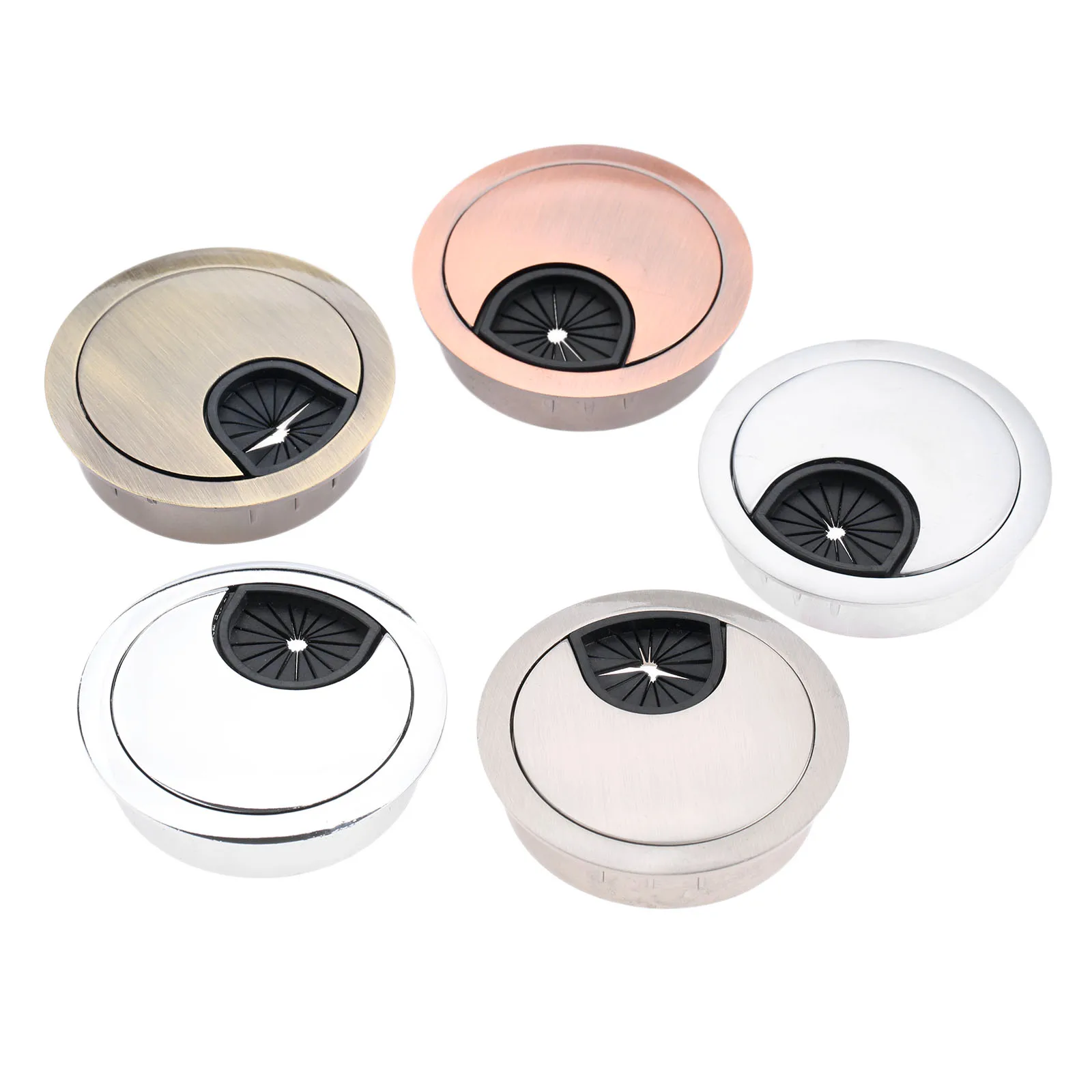 50mm Alloy Cable Hole Covers Base Round Table Cable Outlet Computer Desk Grommet Wire Protection Organizer Furniture Hardware
50mm Alloy Cable Hole Covers Base Round Table Cable Outlet Computer Desk Grommet Wire Protection Organizer Furniture Hardware