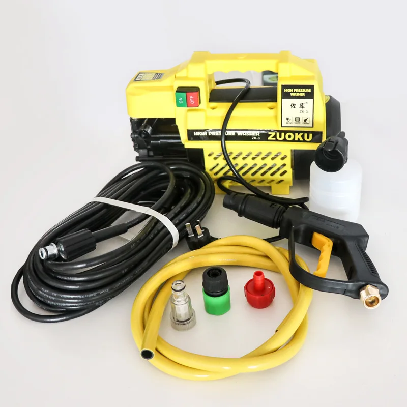1800W Portable Car Washing Machine High Pressure Water Pump Gun Automatic Washing Machine Brush Car High Power Water Gun 220V
1800W Portable Car Washing Machine High Pressure Water Pump Gun Automatic Washing Machine Brush Car High Power Water Gun 220V