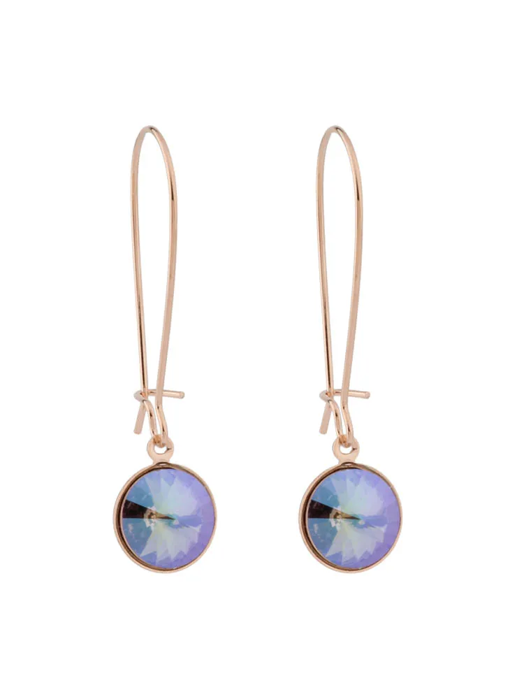 New 10mm Round Gradient Crystal Dangle Earrings Rose Gold Color Luxury Earrings Women Wedding Party Fashion Korean style Jewelry
New 10mm Round Gradient Crystal Dangle Earrings Rose Gold Color Luxury Earrings Women Wedding Party Fashion Korean style Jewelry