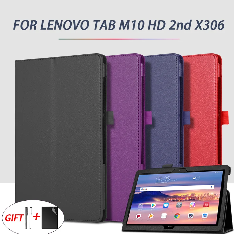 Чехол для Lenovo Tab M10 HD 10,1 ТБ X306F X306X, чехол-подставка для планшета, чехлы для Lenovo M10 HD 2-го поколения, Кожаный Чехол + пленка + ручка 
Чехол для Lenovo Tab M10 HD 10,1 ТБ X306F X306X, чехол-подставка для планшета, чехлы для Lenovo M10 HD 2-го поколения, Кожаный Чехол + пленка + ручка