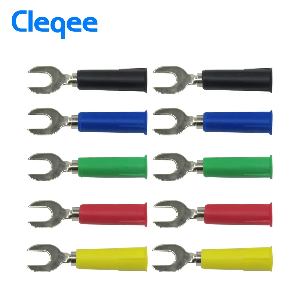 Cleqee P4002 10PCS 5Color (in width) 6mm Insert Type U Type And Y Type Insert Harpoon Welding Insert 4mm banana plug
Cleqee P4002 10PCS 5Color (in width) 6mm Insert Type U Type And Y Type Insert Harpoon Welding Insert 4mm banana plug