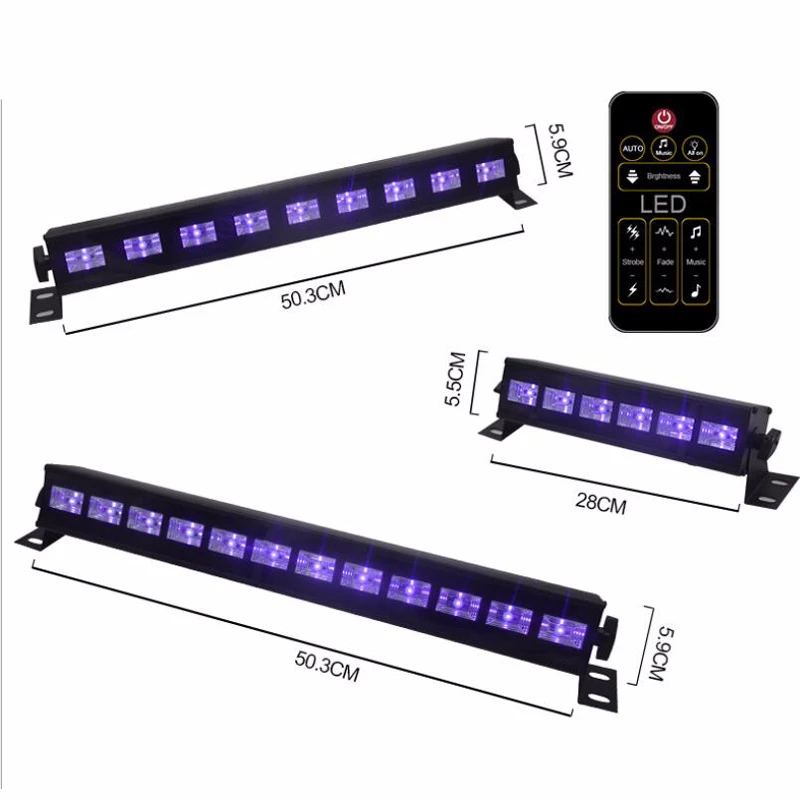 10PCS/lot 6/9/12/18/24LEDS DMX Wall Washer LED UV Stage Light Bar Blacklight Party Club Disco Light Stage Effect Lights Eu Plug
10PCS/lot 6/9/12/18/24LEDS DMX Wall Washer LED UV Stage Light Bar Blacklight Party Club Disco Light Stage Effect Lights Eu Plug