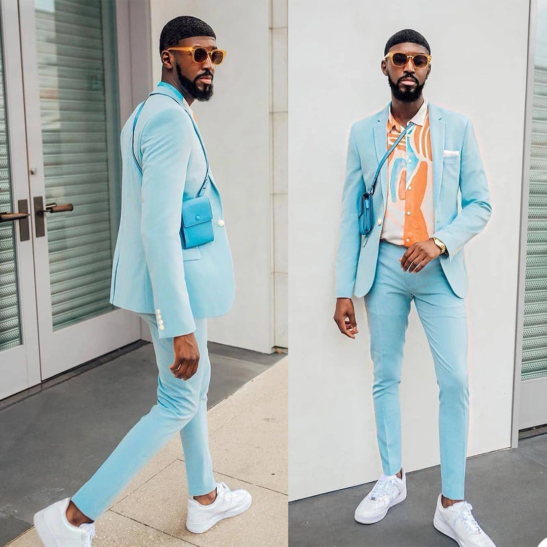 Chic Streetwear Men Tuxedos Custom Made Notched Lapel One Button Blazer Fashion Photoshoot Casual Daily 2 Pieces Sets
Chic Streetwear Men Tuxedos Custom Made Notched Lapel One Button Blazer Fashion Photoshoot Casual Daily 2 Pieces Sets