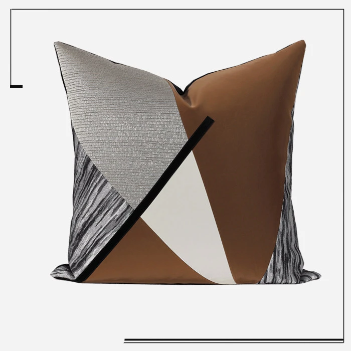 Brown And Grey Irregular Pattern Stitching Pillowcase Home Decorative Pillow Cover Sofa Cushion Cover Home Textile Products
Brown And Grey Irregular Pattern Stitching Pillowcase Home Decorative Pillow Cover Sofa Cushion Cover Home Textile Products