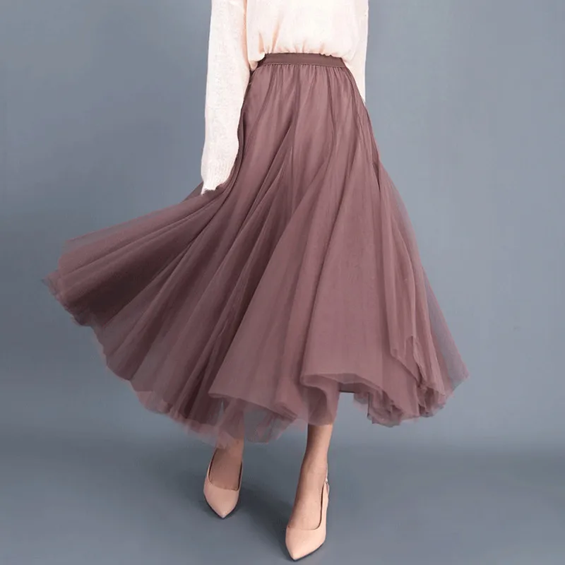 Women's Summer Skirts 2020 Korean-Style High-Waist Mesh Skirt Elegant Fairy Put on a Large Pleated A-Line Skirt
Women's Summer Skirts 2020 Korean-Style High-Waist Mesh Skirt Elegant Fairy Put on a Large Pleated A-Line Skirt