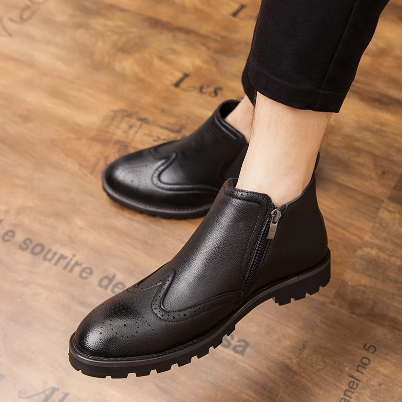 Genuine Leather Shoes High Top Men Loafers Slip On Business Casual Leather Shoes Classic Soft Moccasins Hombre Men Shoes Flats
Genuine Leather Shoes High Top Men Loafers Slip On Business Casual Leather Shoes Classic Soft Moccasins Hombre Men Shoes Flats