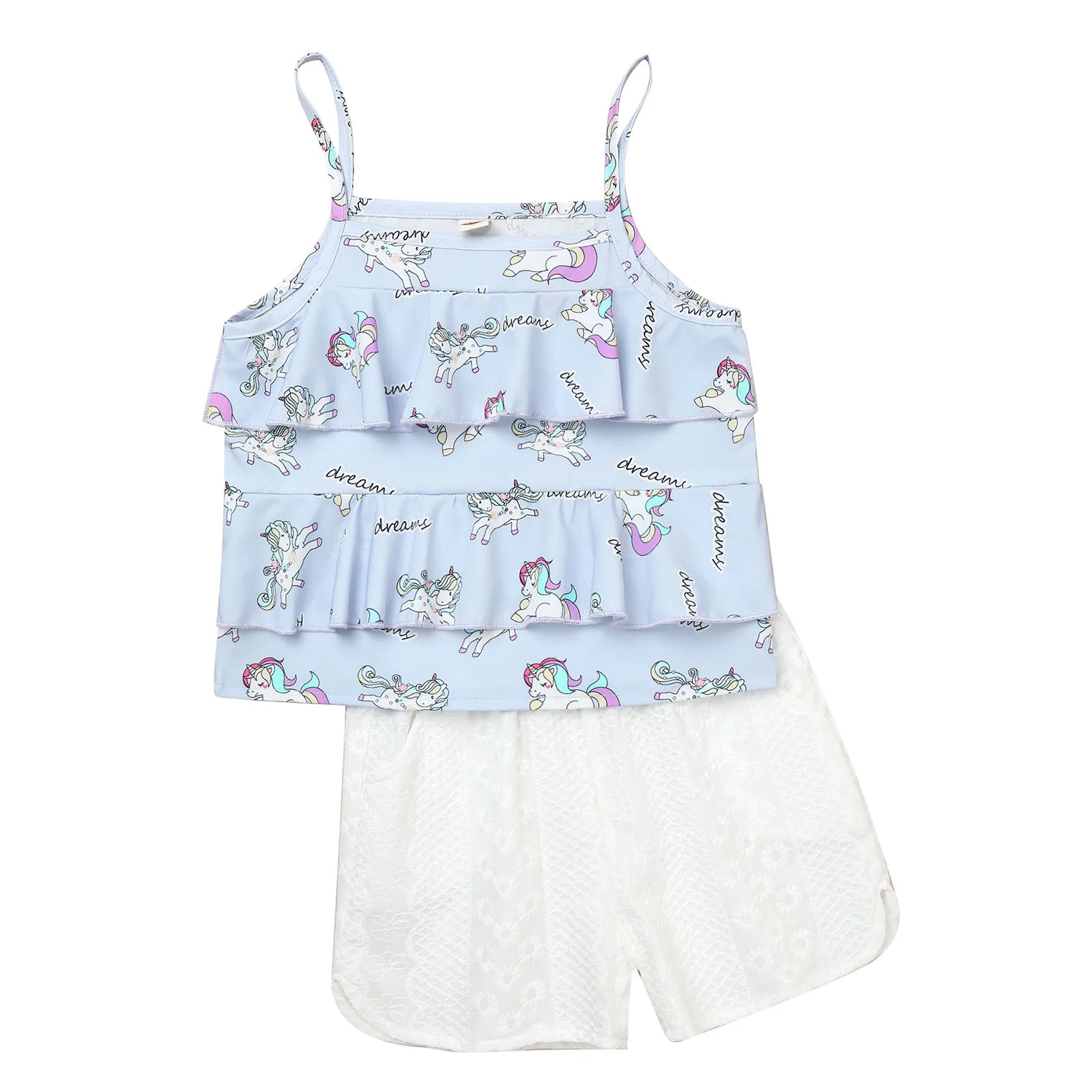 Oyolan Fashion Kids Clothes Sleeveless Cartoon Vest Top+Shorts Korean Summer Little Girl Clothing Set Cute Children Outfits
Oyolan Fashion Kids Clothes Sleeveless Cartoon Vest Top+Shorts Korean Summer Little Girl Clothing Set Cute Children Outfits