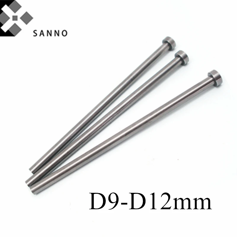 10pcs/pack Straight lock pin ejector pins for cnc machining D9mm - D12mm L100mm - L300mm lathe parts mold guide ejector pin
10pcs/pack Straight lock pin ejector pins for cnc machining D9mm - D12mm L100mm - L300mm lathe parts mold guide ejector pin