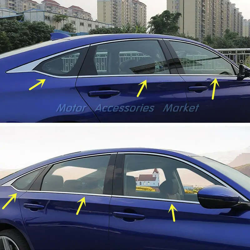 6 шт., хромированная крышка из нержавеющей стали для нижней двери окна Honda Accord 10, 2018, 18, 2019, 19, 20
6 шт., хромированная крышка из нержавеющей стали для нижней двери окна Honda Accord 10, 2018, 18, 2019, 19, 20