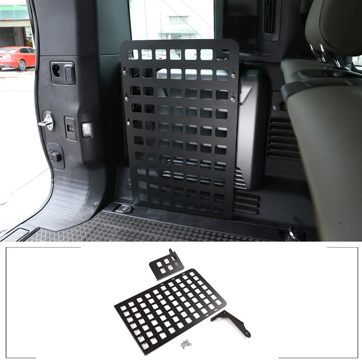 For 2020-2022 Land Rover Defender 110 trunk hanging grid plate aluminum alloy auto parts
For 2020-2022 Land Rover Defender 110 trunk hanging grid plate aluminum alloy auto parts