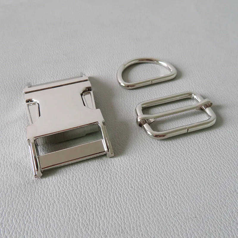 50Sets/Lot 30mm Webbing Metal Buckles Hardware D Ring Adjuster Slider For Pet Dog Collar Sewing Accessories Belt Lock Clasp
50Sets/Lot 30mm Webbing Metal Buckles Hardware D Ring Adjuster Slider For Pet Dog Collar Sewing Accessories Belt Lock Clasp