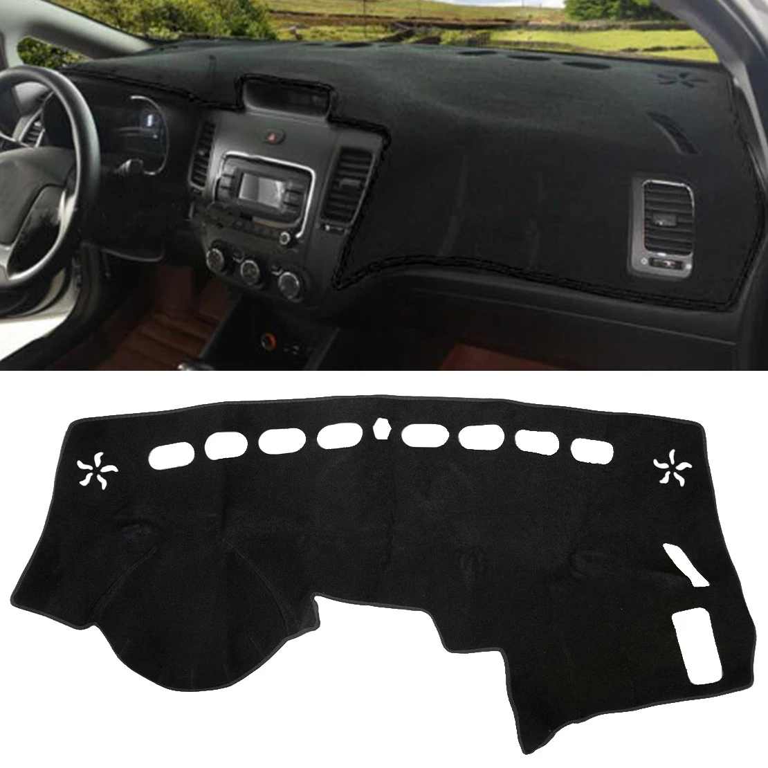 Inner Anti-Sun Dash Mat Dashboard Cover Pad Fit for Kia Forte Cerato 2015 2016 2017 Black Car Styling Left Hand Drive Only
Inner Anti-Sun Dash Mat Dashboard Cover Pad Fit for Kia Forte Cerato 2015 2016 2017 Black Car Styling Left Hand Drive Only