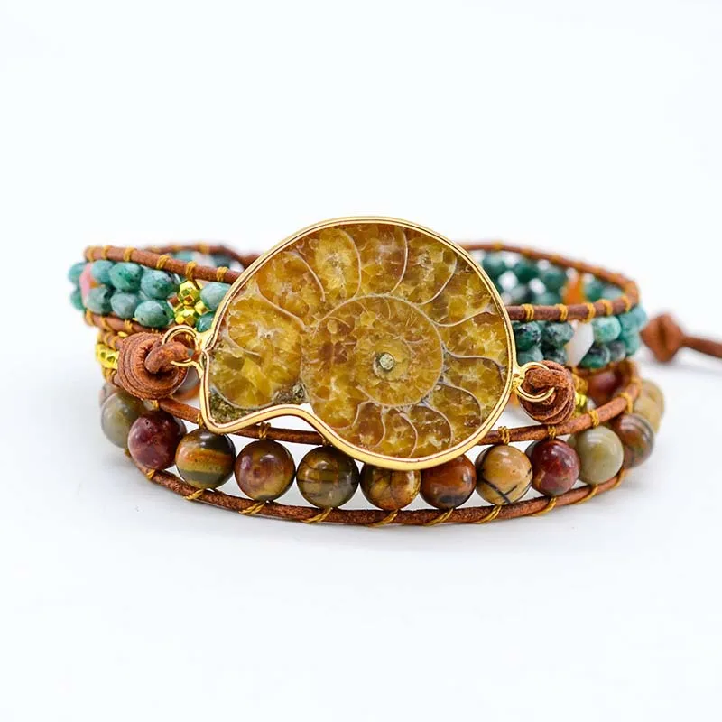 Conch Bracelet Bohemia Bracelet Simple Men's and Women's Common Bracelet Natural Stone Woven Bracelet Natural Stone Bracelet
Conch Bracelet Bohemia Bracelet Simple Men's and Women's Common Bracelet Natural Stone Woven Bracelet Natural Stone Bracelet