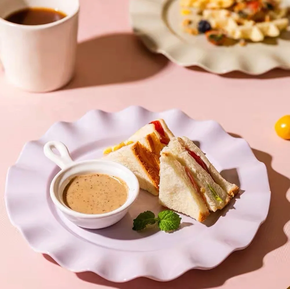 Purple Bread Plate Ins Western Steak Tableware Dinner Plate Ceramic Pasta Flat Dish тарелки посуда для сервировки
Purple Bread Plate Ins Western Steak Tableware Dinner Plate Ceramic Pasta Flat Dish тарелки посуда для сервировки