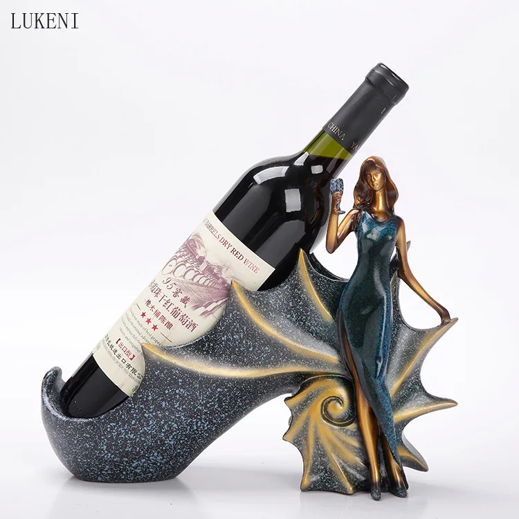 Resin Crafts Decoration European Beauty Wine Rack Home Window Wine Cabinet Living Room Study Decoration Decoration
Resin Crafts Decoration European Beauty Wine Rack Home Window Wine Cabinet Living Room Study Decoration Decoration