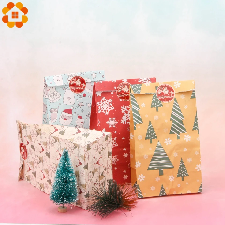 1SET Mix Types Deer Snowflakes Candy Gift Bags With Stickers Merry Christmas Guests Packaging Boxes Christmas Party Gift Decor
1SET Mix Types Deer Snowflakes Candy Gift Bags With Stickers Merry Christmas Guests Packaging Boxes Christmas Party Gift Decor