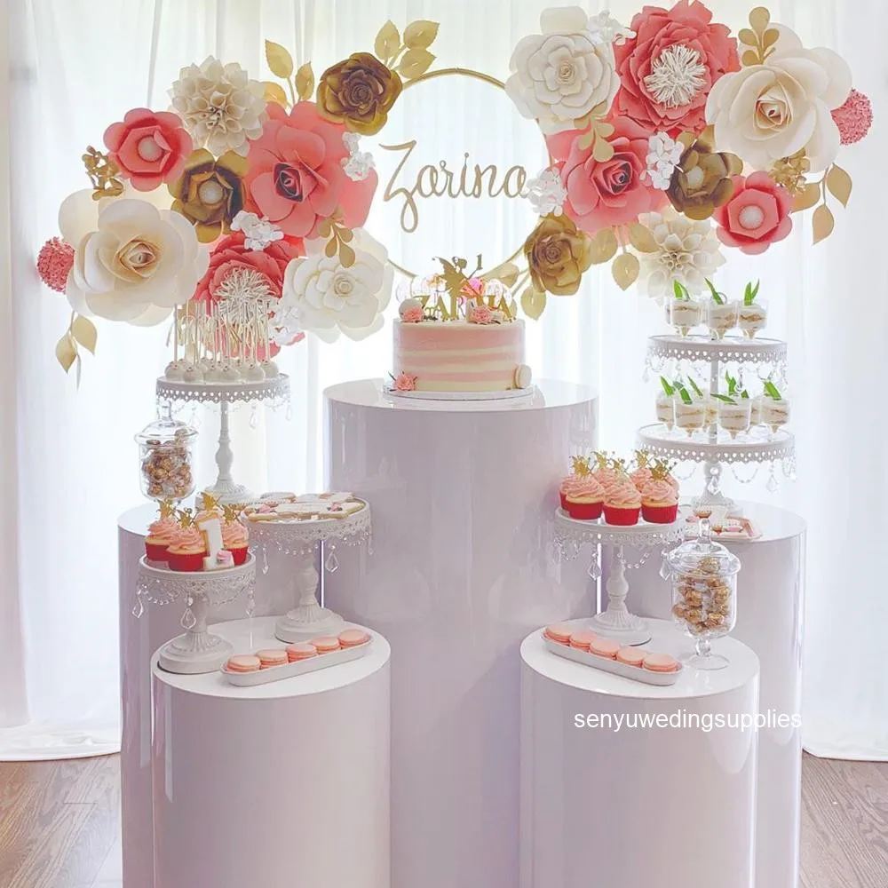 5pcs) Wholesale Acrylic White Pedestals Wedding Decoration Stand Acrylic Round Plinth for Exhibitions Events Weddings senyu1624
5pcs) Wholesale Acrylic White Pedestals Wedding Decoration Stand Acrylic Round Plinth for Exhibitions Events Weddings senyu1624