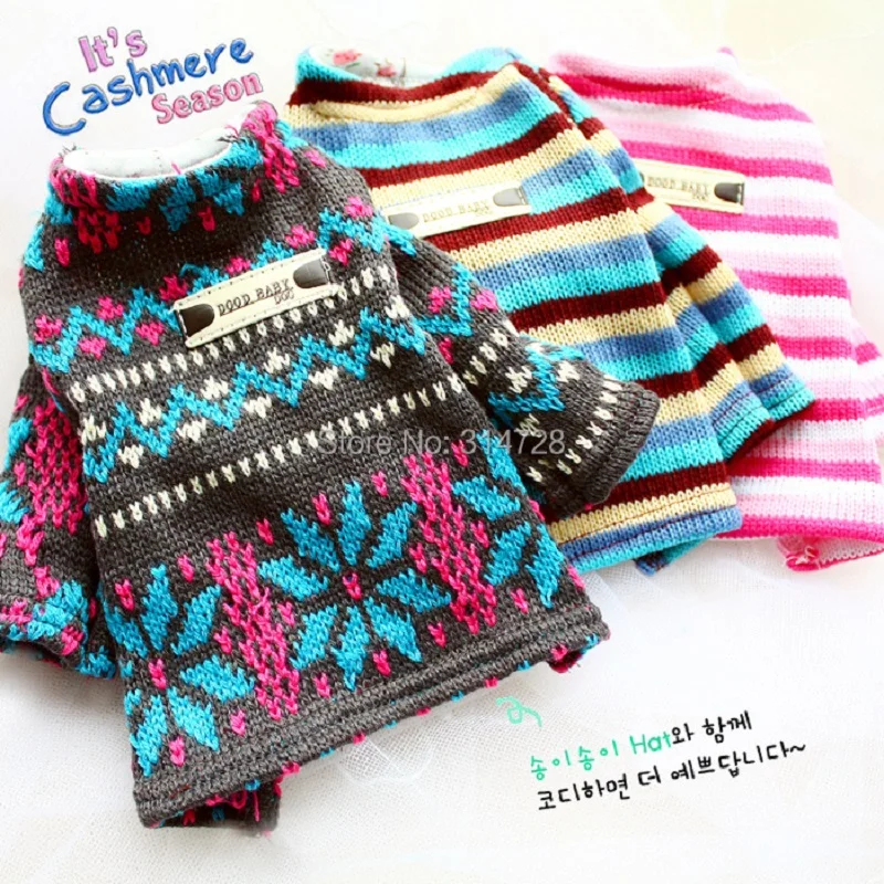Autumn Winter Jumper Pink Stripe Dog Sweater Knit Pet Clothes Warm Walks Poodle Chihuahua Maltese On Sale
Autumn Winter Jumper Pink Stripe Dog Sweater Knit Pet Clothes Warm Walks Poodle Chihuahua Maltese On Sale