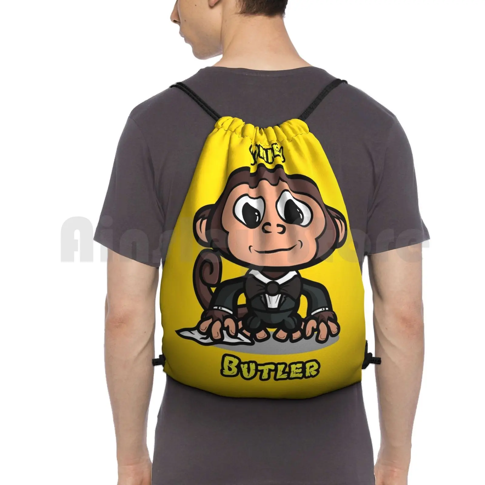 Рюкзак Monkey Butler 2019, сумки на шнурке, спортивная сумка, водонепроницаемая, Monkey Butler, крутой, милый, забавный, странная комедия, обезьяна Simian Chibi
Рюкзак Monkey Butler 2019, сумки на шнурке, спортивная сумка, водонепроницаемая, Monkey Butler, крутой, милый, забавный, странная комедия, обезьяна Simian Chibi