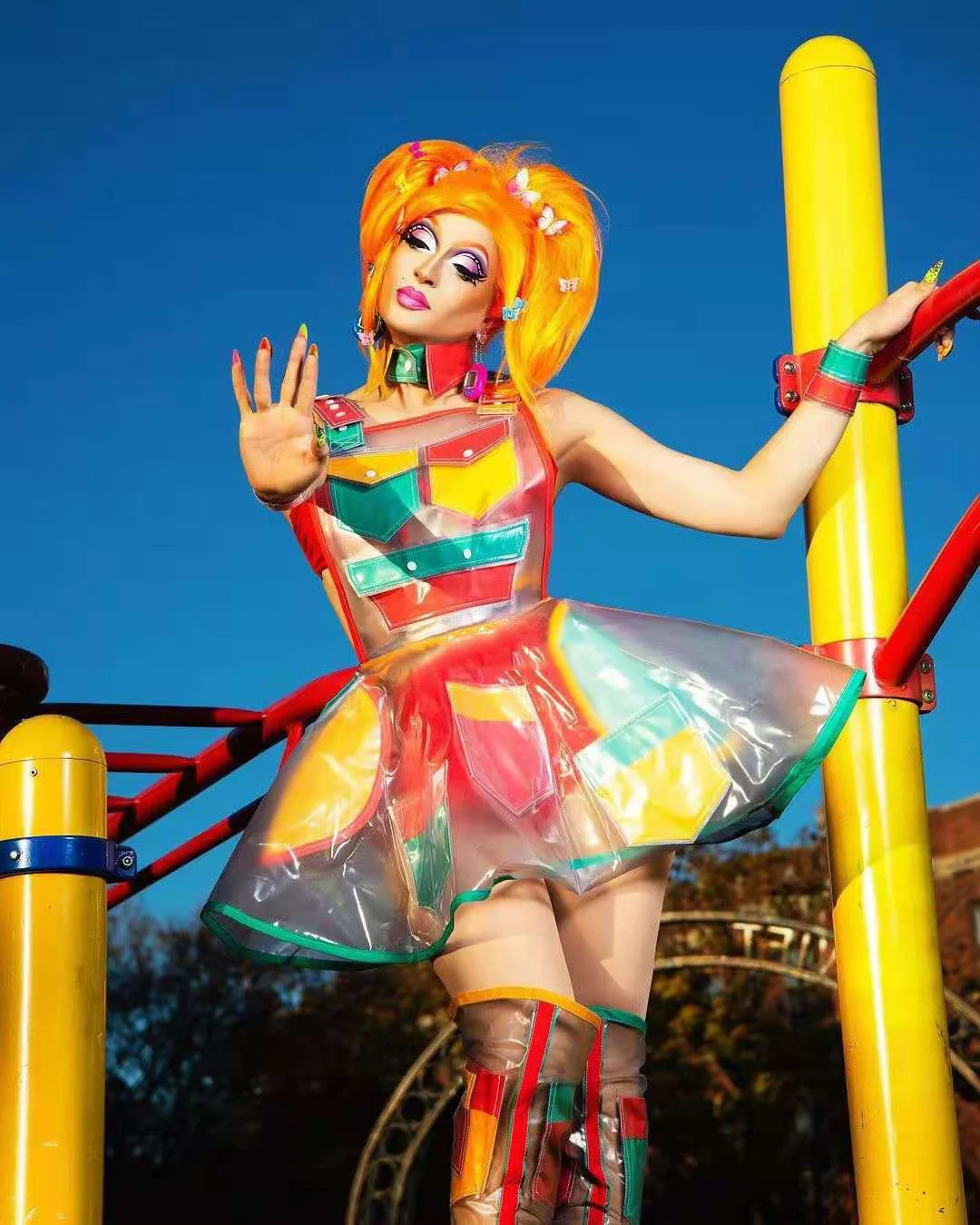 Nightclub show Pole Dancing Dress Female Singer Stage Retro Cute Transparent Candy Skirt Gogo Jazz Dance Costume
Nightclub show Pole Dancing Dress Female Singer Stage Retro Cute Transparent Candy Skirt Gogo Jazz Dance Costume