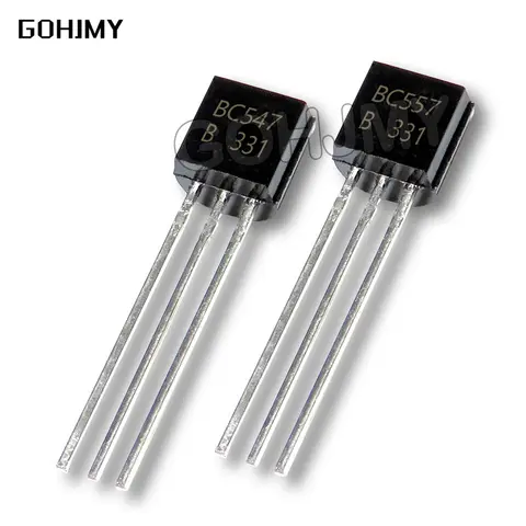 100PCS BC547+BC557 TO-92 50PCS BC547B+50PCS BC557B Transistor TO-92 new