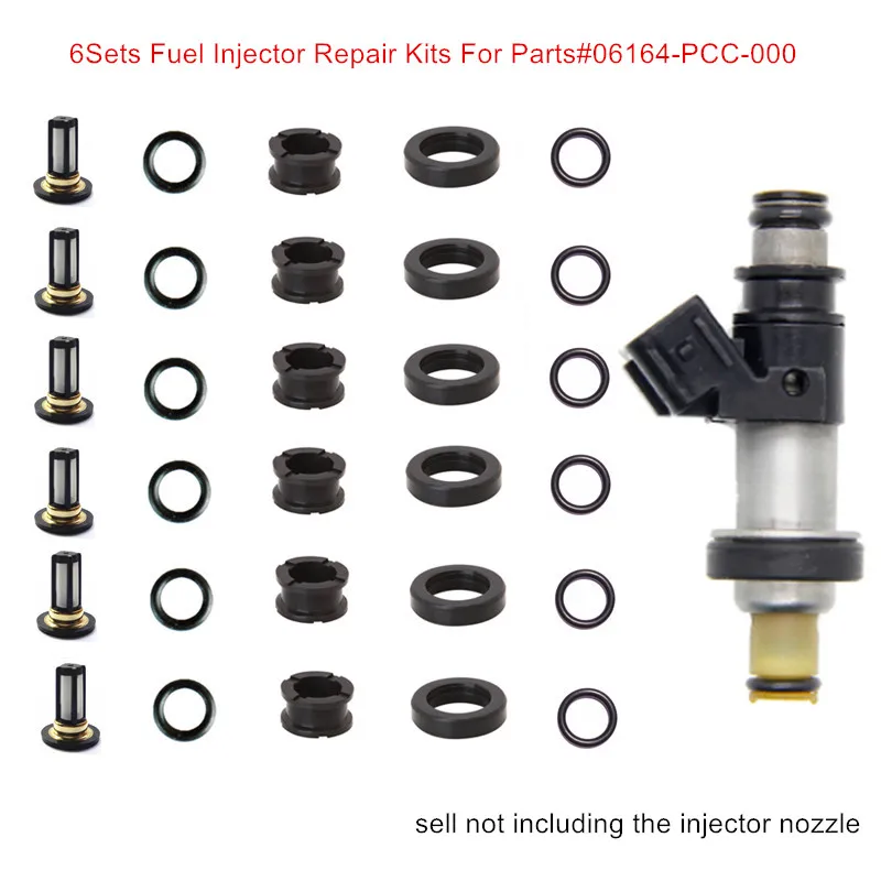 free shipping 6sets wholesale fuel injector repair kit & service kit for honda odyssey 1998 #06164-P8E-A00 06164 PCC-000
free shipping 6sets wholesale fuel injector repair kit & service kit for honda odyssey 1998 #06164-P8E-A00 06164 PCC-000