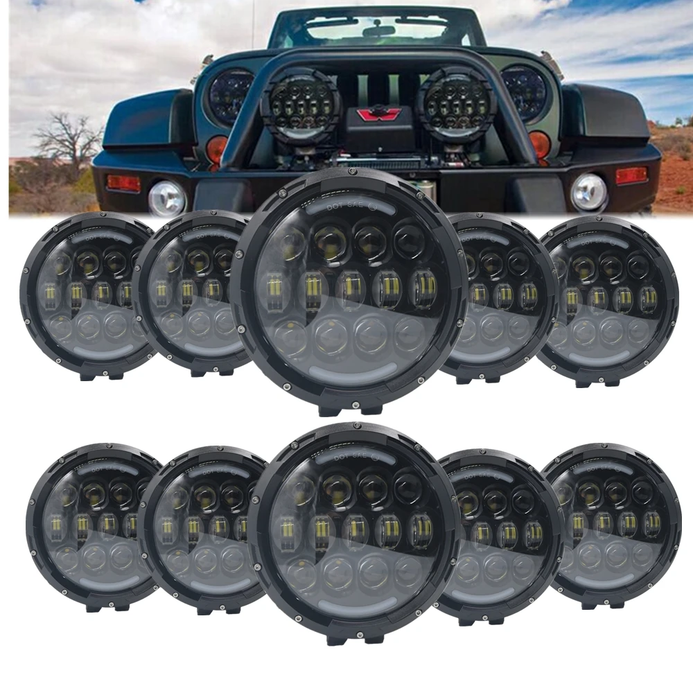 Wholesale 105W 7Inch Led Work Lights Round Hi Low SUV ATV Motorcycle White DRL Headlights Car Accessories 10pcs
Wholesale 105W 7Inch Led Work Lights Round Hi Low SUV ATV Motorcycle White DRL Headlights Car Accessories 10pcs