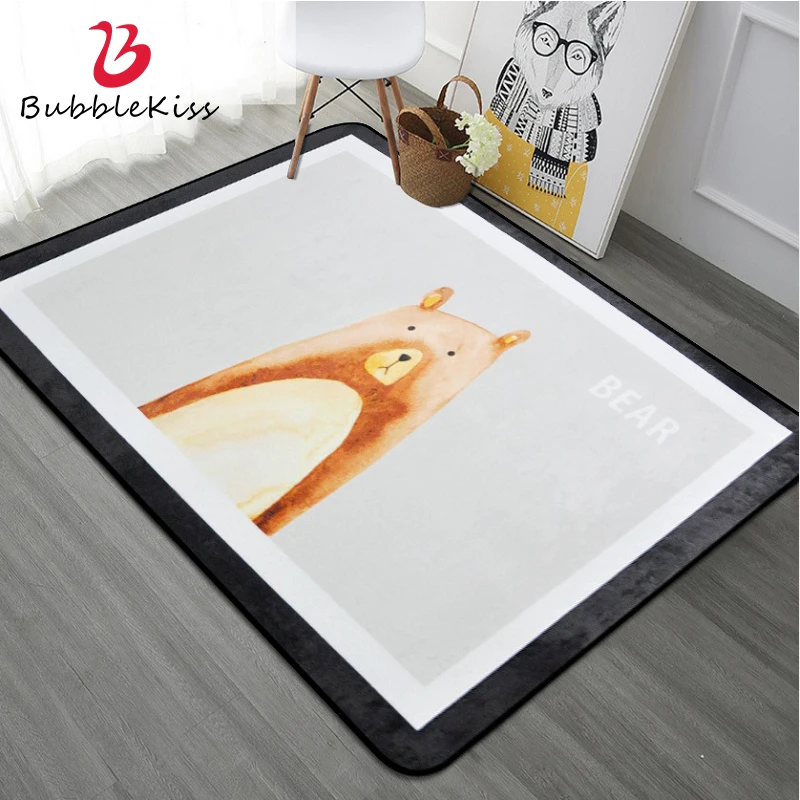 Bubble Kiss Modern Cartoon Animal Pattern Carpets For Living Room Home Decor Non-Slip Kids Play Game Area Rugs Super Soft Mats
Bubble Kiss Modern Cartoon Animal Pattern Carpets For Living Room Home Decor Non-Slip Kids Play Game Area Rugs Super Soft Mats