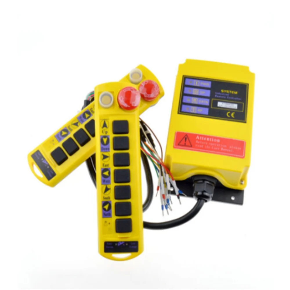 12V ~ 380VAC 1 Speed 2 Transmitters Control Hoist Crane Radio Remote Control Push Button Switch System Controller
12V ~ 380VAC 1 Speed 2 Transmitters Control Hoist Crane Radio Remote Control Push Button Switch System Controller