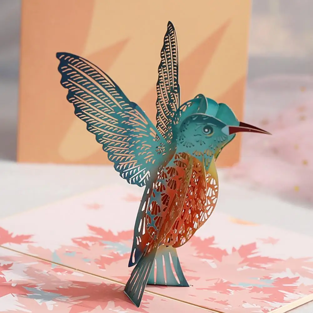 3D Pop-Up Hummingbird Bird Pattern Eye-catching Attractive Greeting Card for Birthday Father's Day Mother's Day Wedding Envelope
3D Pop-Up Hummingbird Bird Pattern Eye-catching Attractive Greeting Card for Birthday Father's Day Mother's Day Wedding Envelope