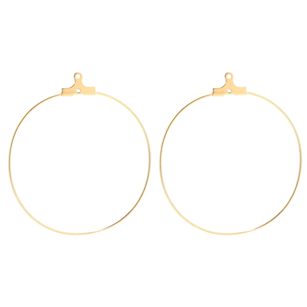 20pcs Stainless Steel Round Gold Hanging Big Ear Ring Minimalist Hanger Loop Earring Ear Clip DIY Earring Making Accessories
20pcs Stainless Steel Round Gold Hanging Big Ear Ring Minimalist Hanger Loop Earring Ear Clip DIY Earring Making Accessories