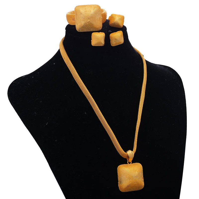 24K Wedding Bride Gold Color Jewelry sets Necklace/Earring/Pendant/Bangles/Ring Eritrea Africa/Kenya/Ethiopian Jewelry set
24K Wedding Bride Gold Color Jewelry sets Necklace/Earring/Pendant/Bangles/Ring Eritrea Africa/Kenya/Ethiopian Jewelry set