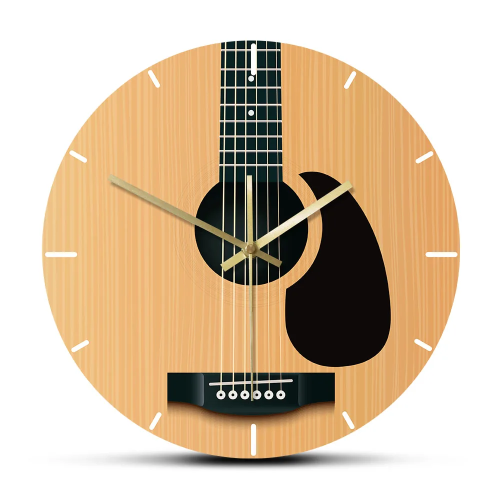 Acoustic Guitar Decorative Wall Clock Music Instrument Minimalist Home Decor Silent Wall Watch Musician Studio Guitarist Gift
Acoustic Guitar Decorative Wall Clock Music Instrument Minimalist Home Decor Silent Wall Watch Musician Studio Guitarist Gift