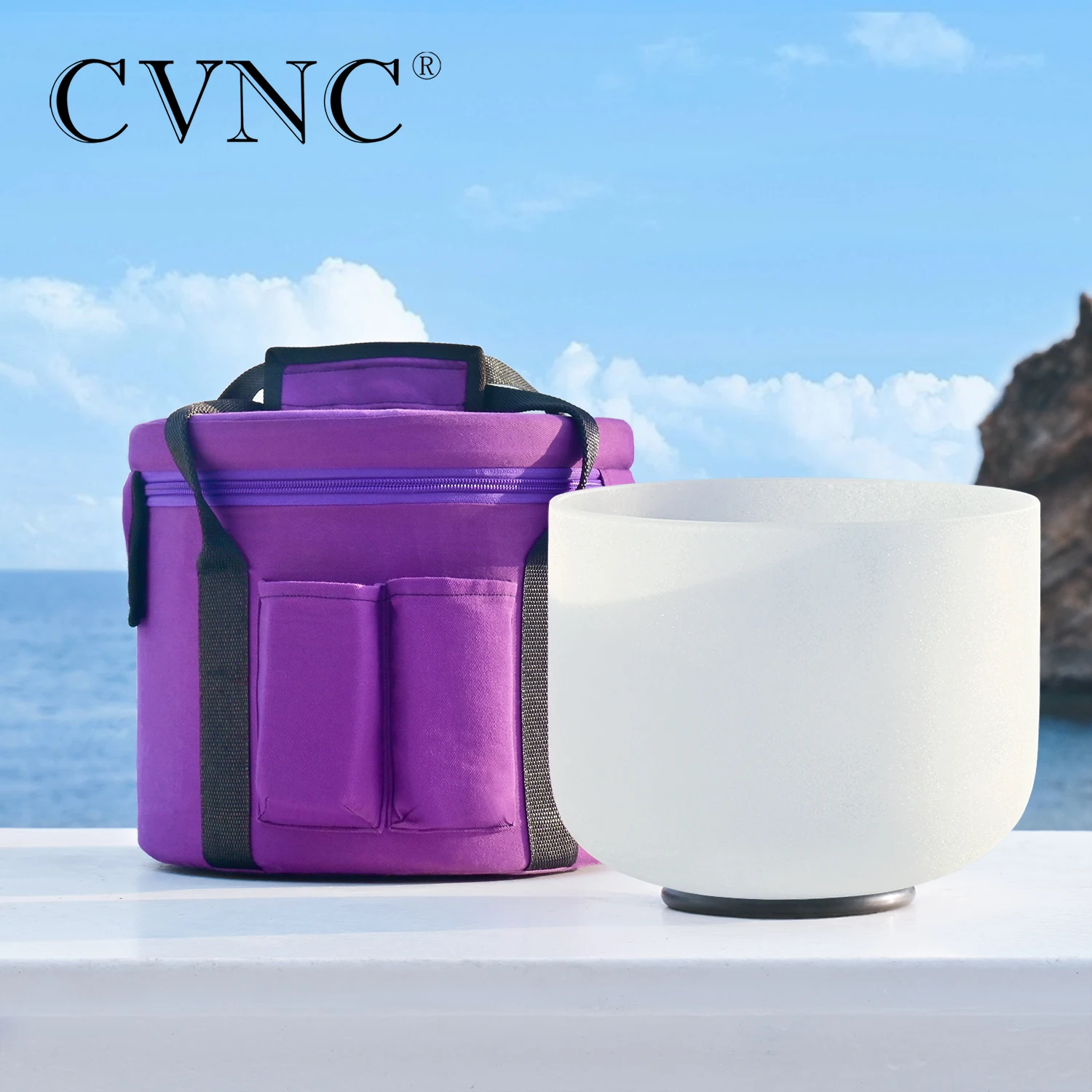 CVNC 12 Inch Chakra Tuned Quartz Crystal Singing Bowl CDEFGAB Note 440/432hz for Sound Healing and Meditation with Carry Bag
CVNC 12 Inch Chakra Tuned Quartz Crystal Singing Bowl CDEFGAB Note 440/432hz for Sound Healing and Meditation with Carry Bag